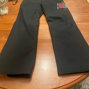 Spyder black ski pants new